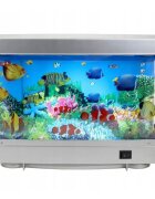Procart Lampa decorativa model acvariu pesti ornamentali multicolor 30x23x7 cm