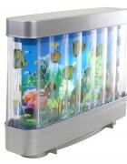 Procart Lampa decorativa model acvariu pesti ornamentali multicolor 30x23x7 cm
