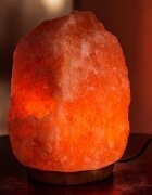 Procart Lampa sare himalaya suport din lemn intrerupator greutate 10-12 kg