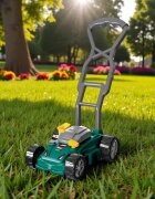 Procart Masina de jucarie pentru tuns iarba efecte sonore lumini 30x25.4x50 cm