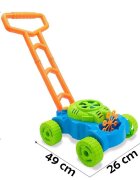 Procart Masina de tuns iarba interactiva generator baloane de sapun muzica solutie inclusa cu baterii