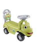 Procart Masinuta fara pedale model dinozaur verde volan muzical 50x21.5x33 cm