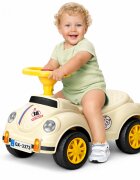 Procart Masinuta fara pedale pentru copii 1-3 ani 35x51x25 cm model retro bej