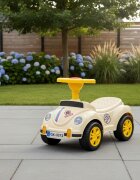 Procart Masinuta fara pedale pentru copii 1-3 ani 35x51x25 cm model retro bej
