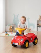 Procart Masinuta fara pedale pentru copii 1-3 ani 35x51x25 cm model retro rosie