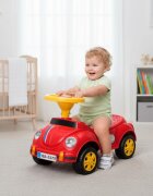 Procart Masinuta fara pedale pentru copii 1-3 ani 35x51x25 cm model retro rosie