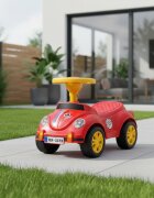 Procart Masinuta fara pedale pentru copii 1-3 ani 35x51x25 cm model retro rosie