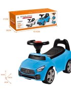 Procart Masinuta ride-on albastra sezut cu spatar integrat 66x29x36 cm