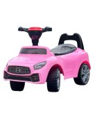 Procart Masinuta ride-on roz sezut ergonomic cu spatar volan 66x29x36 cm