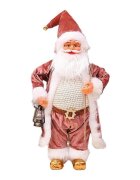 Procart Mos craciun cu felinar figurina decorativa inaltime 60 cm