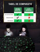 Procart Patura fosforescenta 150x200 cm stelute glow in the dark moale si confortabila