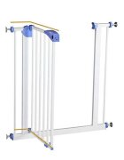 Procart Poarta metalica de siguranta pentru copii deschidere dubla reglabila 75-85 cm protectie scari