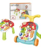 Procart Premergator interactiv multifunctional masuta activitati efecte sonore maner reglare inaltime 2 viteze ajustabile