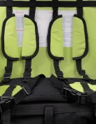 Procart Remorca de bicicleta pentru transport copii 2 locuri sigura si confortabila capacitate 40 kg