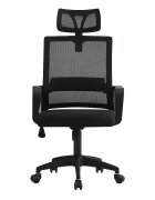 Procart Scaun ergonomic de birou cu tetiera reglabil si rotativ mesh