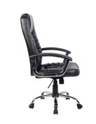 Procart Scaun ergonomic directorial inaltime reglabila 108-118 cm rotativ maxim 150 kg negru