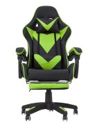 Procart Scaun ergonomic gaming spatar rabatabil suport lombar suport retractabil picioare tetiera inaltime reglabila 122-130 cm