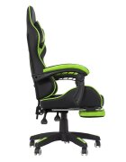 Procart Scaun ergonomic gaming spatar rabatabil suport lombar suport retractabil picioare tetiera inaltime reglabila 122-130 cm