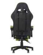 Procart Scaun ergonomic gaming spatar rabatabil suport lombar suport retractabil picioare tetiera inaltime reglabila 122-130 cm