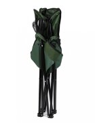 Procart Scaun pentru camping pliabil si portabil suport pahar 50x82x80 cm verde
