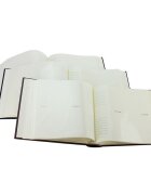 Procart Set 3 albume foto 10x15 elegant 600 poze piele ecologica cutie decorativa lemn