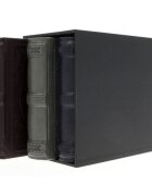 Procart Set 3 albume foto 10x15 elegant 600 poze piele ecologica cutie decorativa lemn