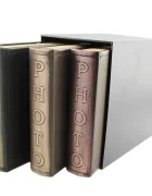 Procart Set 3 albume foto vintage piele ecologica 10x15 600 fotografii husa tip cutie