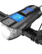 Procart Set far si stop pentru bicicleta lumina led 4 moduri iluminare microusb ipx71500mah