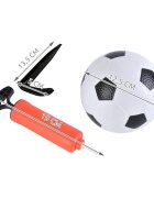 Procart Set poarta cu plasa pentru fotbal minge pompa 120x57x63 cm