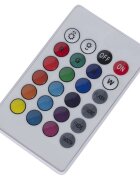 Procart Taburet tip cub iluminat led 40x40 cm 16 culori 4 moduri control telecomanda