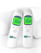Procart Termometru digital non contact led corp si suprafete cu infrarosu dispozitiv medical memorie alarma