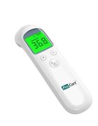 Procart Termometru digital non contact led corp si suprafete cu infrarosu dispozitiv medical memorie alarma