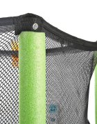 Procart Trambulina copii diametru 140 cm maxim 45 kg cu plasa de protectie scara acces verde