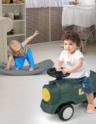 Procart Tren balansoar 2 in 1 maxim 25 kg volan unghi balans 40 grade inaltime 50 cm verde