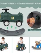 Procart Tren balansoar 2 in 1 maxim 25 kg volan unghi balans 40 grade inaltime 50 cm verde