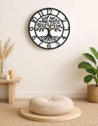 Promotional Print Ceas de perete model Copacul VietiiTree of Life material MDF diametru 30 cm