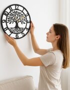 Promotional Print Ceas de perete model Copacul VietiiTree of Life material MDF diametru 30 cm