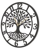 Promotional Print Ceas de perete model Copacul VietiiTree of Life material MDF diametru 30 cm