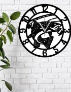 Promotional Print Ceas de perete model Pescuit material MDF diametru 30 cm