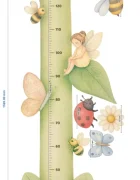 Promotional Print Metru de masurat copii Floarea-soarelui si zana autocolant textil Premium repozitionabil 46x150 cm