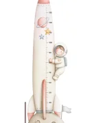 Promotional Print Metru de masurat copii Nava spatiala si astronautul autocolant textil Premium repozitionabil 47x142 cm