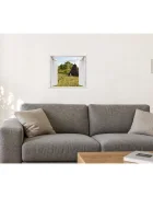 Promotional Print Sticker perete 3D Capita la Breb autocolant textil Premium repozitionabil 56x47 cm