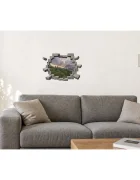 Promotional Print Sticker perete 3D Dolomiti la asfintit autocolant textil Premium repozitionabil 60x42 cm