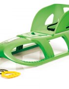 Prosperplast Sanie Bullet cu scaun ergonomic pentru copii verde centura de siguranta talpa alunecare din otel 102.5x40x23cm