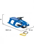 Prosperplast Sanie cu volan Bullet Control Blue