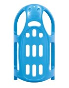 Prosperplast Sanie Little Seal albastra copii si adulti usoara robusta cu sina alunecare din otel 86x46x25 cm