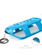 Prosperplast Sanie pentru copii Bezzy Albastra sina alunecare din otel 87x45x26 cm