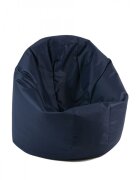 Pufrelax Fotoliu beanbag ralaxo teteron bleumarin umplut cu perle polistiren