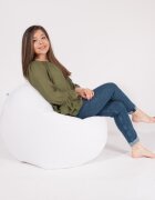 Pufrelax Fotoliu beanbag ralaxo teteron cappuccino umplut cu perle polistiren