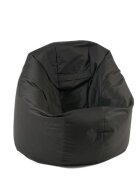 Pufrelax Fotoliu beanbag relaxo teteron black umplut cu perle polistiren